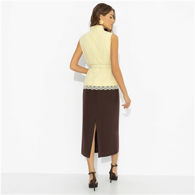 Комплект с юбкой для королевы, Игра контраста (2 в 1, стиль)