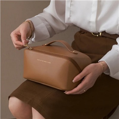 Kristaller Косметичка женская Charm suitcase, терракотовый