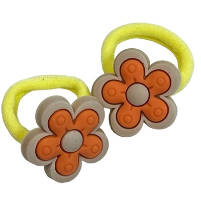 Резинки детские для волос (цветочки) 2 шт РД1 тип 5