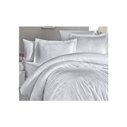 Сатиновое Постельное Белье Евро 2 сп. JACQUARD SATEN First Choice