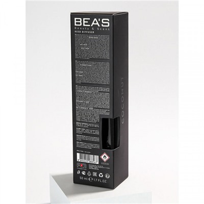 Аромадиффузор Beas Cotton Хлопок Reed Diffuser 50 ml