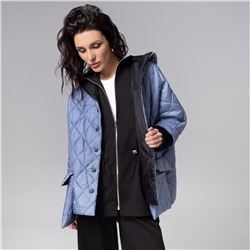 Куртка на синтепоне, След вдохновения (голубая)