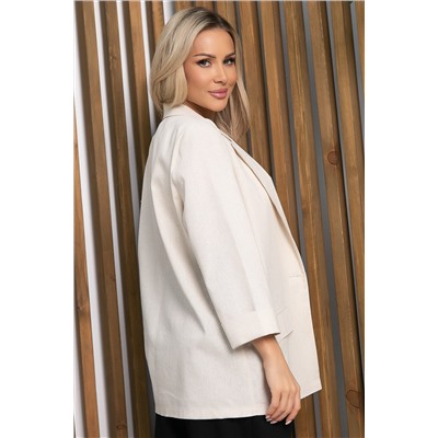 Пиджак льняной Мэрлин (бежевый) Б13255-7М