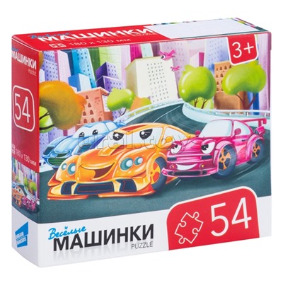 Пазлы 54 "Машинки"