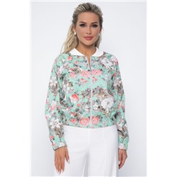 Бомбер Эшли (мятная роза) Б13548-41М