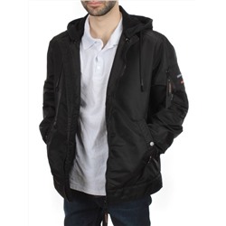 8798 BLACK Куртка мужская демисезонная (100 гр. синтепон)