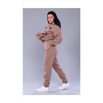 Костюм женский из футера с начесом #085000925