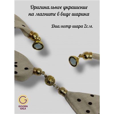 Платок на шею с украшением Артикул 2455/41