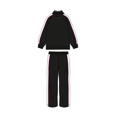 Комплект для девочки: толстовка, брюки