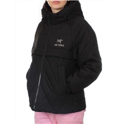 285 BLACK Куртка зимняя облегченная женская (верблюжья шерсть)