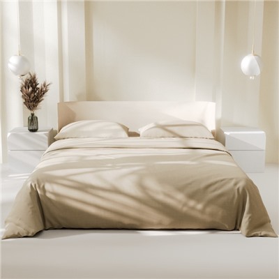 Постельное бельё Этель 2 сп Vanilla sky 175х215, 200х220, 50х70-2 шт, 100% хлопок, поплин 125г/м2