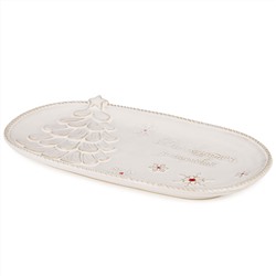 БЛЮДО СЕРВИРОВОЧНОЕ КОЛЛЕКЦИЯ "PINE CONES", 30,5*16,5*2,8 СМ