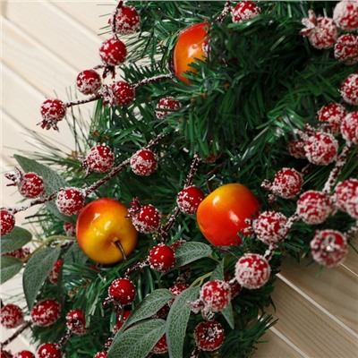 Искусственная ёлка настенная «Зимнее волшебство. Уютная сказка», 64 см, ПВХ ветки отгибаются