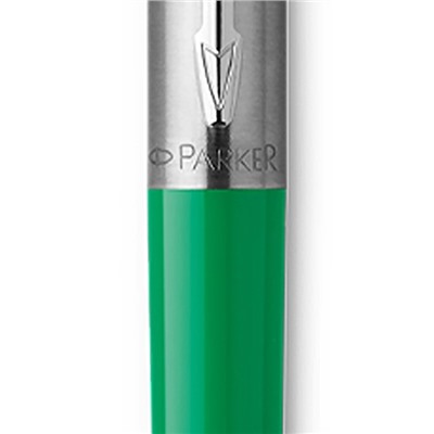 Ручка шариковая Parker Jotter Color М, корпус пластиковый, зелёный, синие чернила, блистер