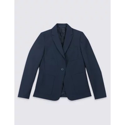 Girls' Slim Fit School Blazer (9-16 Yrs)