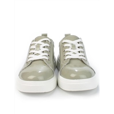 05-HY21-5D GRAY GREEN Кроссовки женские (натуральная кожа)