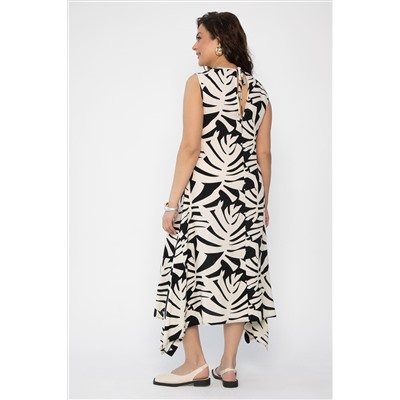 Сарафан Лада (черно-белый) П13689-21М