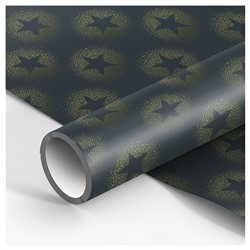 Бумага упаковочная 70*100см MESHU "Stars" 80г/м2 MS_62838/Россия