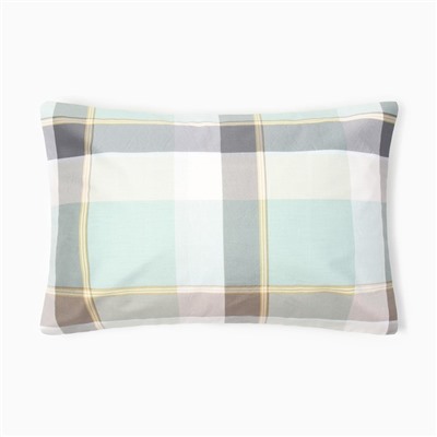 Наволочка LoveLife Square green, 50*70, 100%хлопок, сатин, 125г/м²