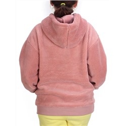 110 PINK Худи женское Тедди на флисе
