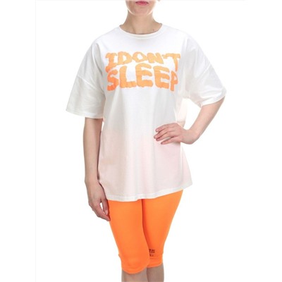 KD-862 WHITE/CRIMSON Костюм-двойка женский 7986 TREND