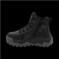 Ботинки на меху LM1100-3-1 черные