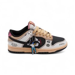 Кроссовки из натуральной кожи А765-4 бело черные