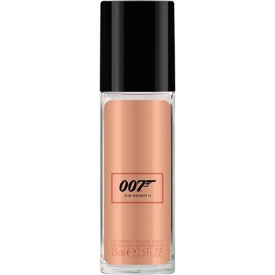 James Bond 007 (Джеймс Бонд) For Women II Deodorant Spray Дезодорант Спрей, 75 мл