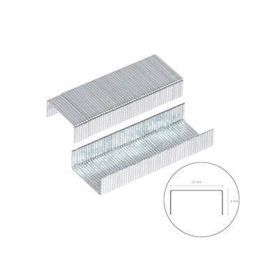 Скобы металлические № 24/6 ErichKrause для степлера, заточенные, с усиленной пробивной способностью, 1000 штук