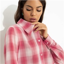 Рубашка свободного кроя, Цветущее очарование (яркая)