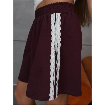 Шорты "Крош" Бордо Девочка