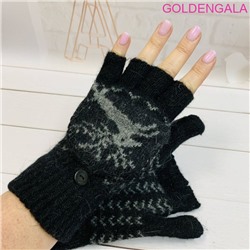 Варежки-перчатки женские теплые с начесом Арт 9 тип 2