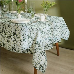 Скатерть Доляна Apple flowers 146х110 см, 100% хл, рогожка 164 г/м2