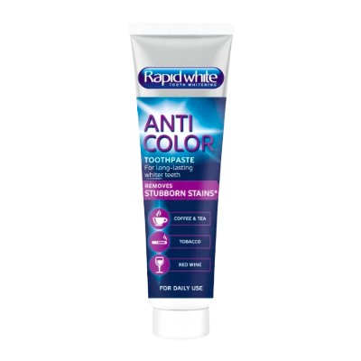 Rapid white Zahnpasta Anti Color, Зубная паста против изменения цвета зубов, 75мл