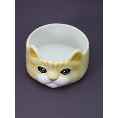 Керамическая миска для животных «Blue eyed cat», 920 ml