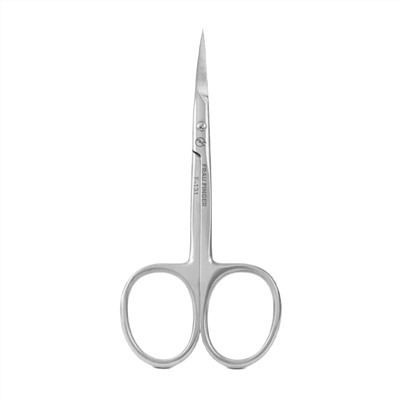 Frau Finger Ножницы маникюрные для кутикулы изогнутые / Classic FS-131SP, глянцевые, ручная заточка, 10 см