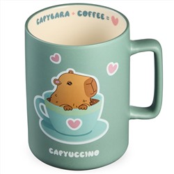 КРУЖКА LEFARD "CAPYBARA+COFFEE" 400МЛ