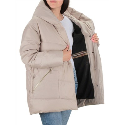 22359 BEIGE Куртка зимняя женская (200 гр. холлофайбера)