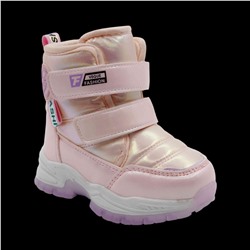 Ботинки на меху С7719-13 розовые