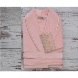 Халат Велюровый Женский (S) Tuğsen Bayan Small Bornoz - EcoCotton