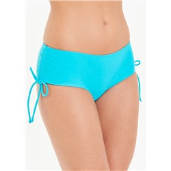 Gathered Side Short Bikini Bottoms