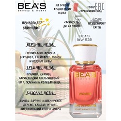 Beas W532 Carolina Herrera CH Women edp 50 ml, Парфюм женский Beas W532 создан по мотивам аромата Carolina Herrera CH
