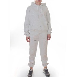 006 LT. GRAY Костюм спортивный зимний женский (95% хлопок, 5% полиэстер)