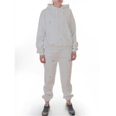 006 LT. GRAY Костюм спортивный зимний женский (95% хлопок, 5% полиэстер)