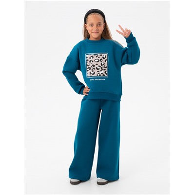 Костюм "Пятнышки" детский девочка сапфир