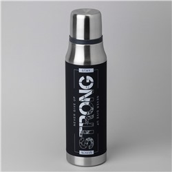 ТЕРМОС STAY STRONG 1000 МЛ, КОЛБА НЕРЖ.СТАЛЬ 18/10