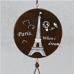 Музыка ветра «Эйфелева башня», металл, 7 колокольчиков, 60 см