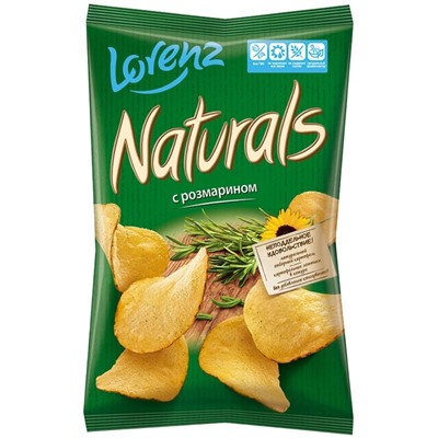Картоф.чипсы Naturals с розмарином 100гр.1/25