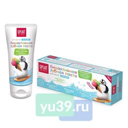 Зубная паста SPLAT Kids Фруктовое мороженое, 50 мл.