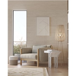 Торшер Vinger, 135 см, бежевый